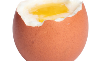 lightly boiled egg